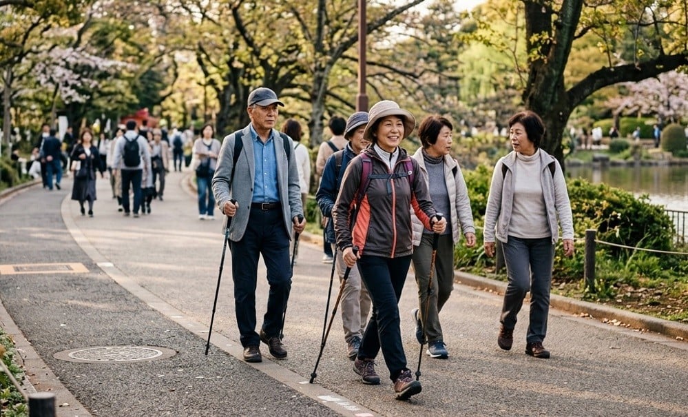 Belum Kuat Lari, Japanese Walking Jadi Alternatif bagi Pemula Jaga Kesehatan Jantung