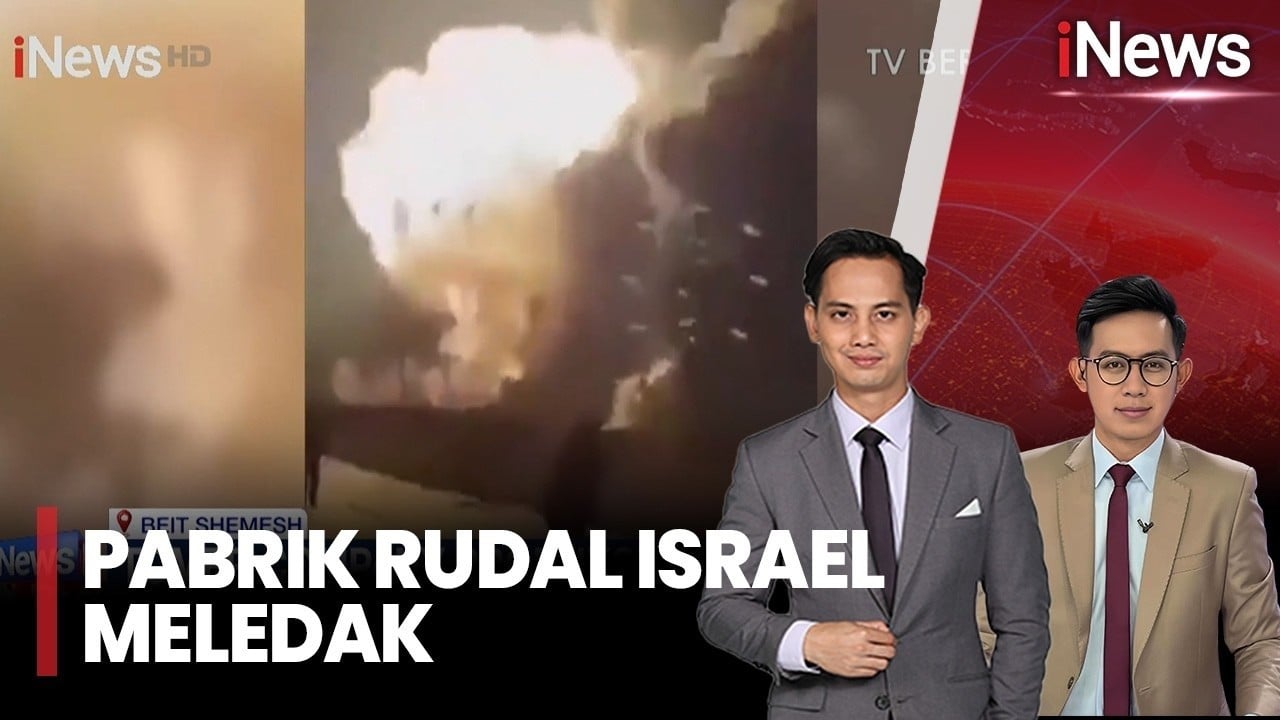 Pabrik Rudal Israel Meledak, Warga Berhamburan