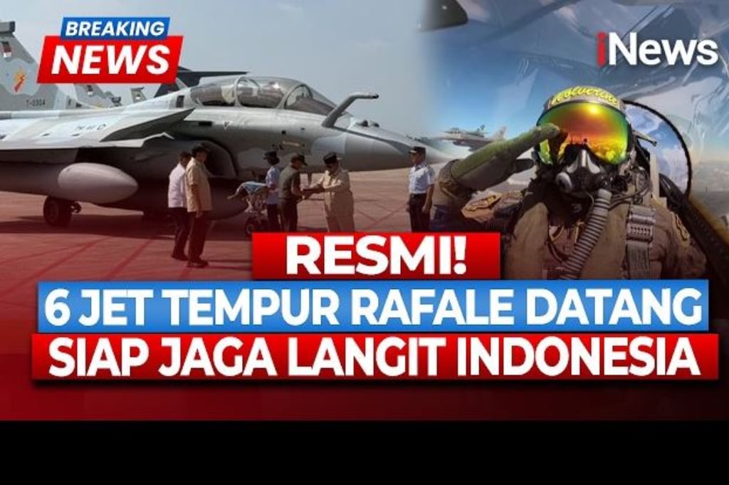 Kekuatan Baru TNI! Misil hingga 6 Jet Tempur Rafale Siap Jaga Langit RI