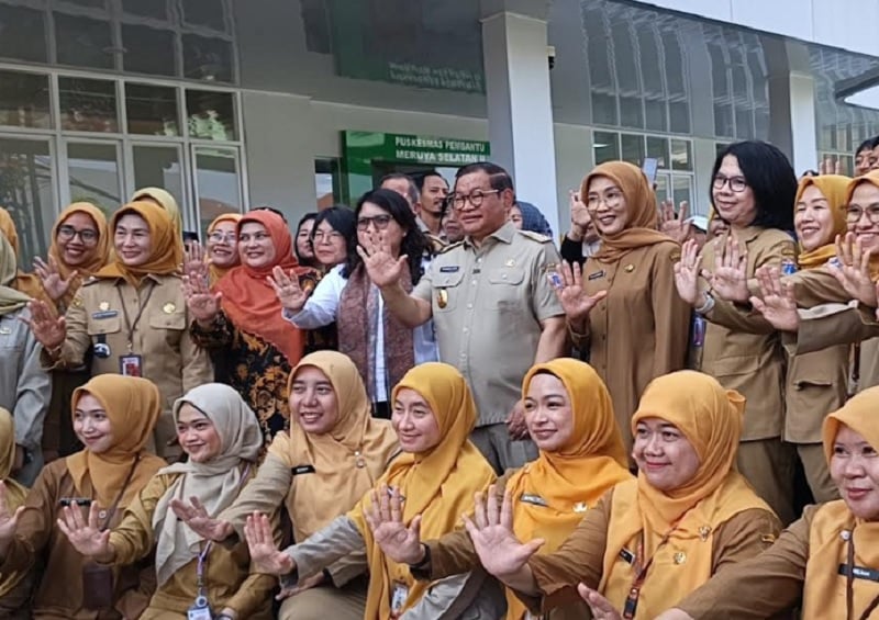 Pramono Resmikan Puskesmas Pembantu Meruya Selatan 2, Permudah Pelayanan Kesehatan Warga