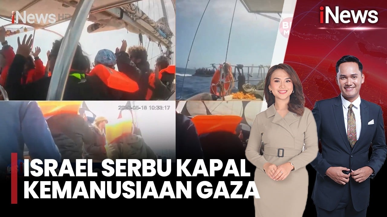 Detik-Detik Israel Bajak Kapal Kemanusiaan, 5 WNI Termasuk Jurnalis Indonesia Ditahan