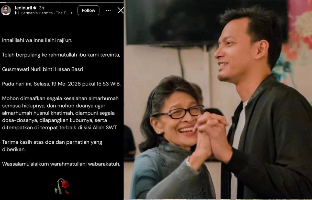 Fedi Nuril Berduka Ibunda Meninggal: Mohon Doanya Husnul Khatimah