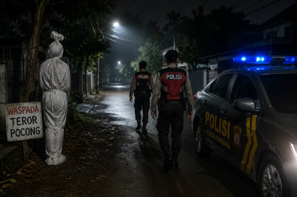 Viral Teror Pocong Resahkan Warga Tangerang, Polisi bakal Patroli