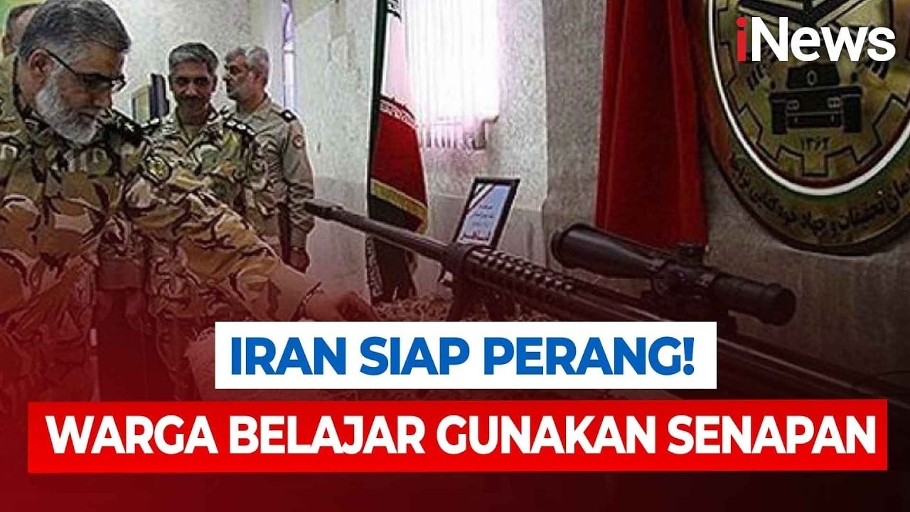 Warga Iran Mulai Latihan Senjata Antisipasi Serangan Amerika dan Israel