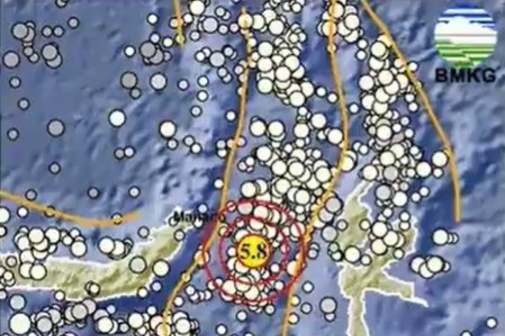 Gempa Besar Magnitudo 5,8 Guncang Bitung Sulut, BMKG: Tidak Berpotensi Tsunami