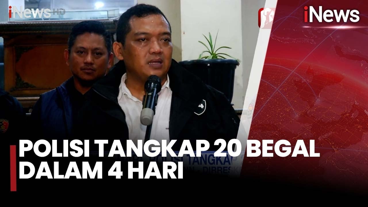 Tim Pemburu Begal Polda Metro Tangkap 36 Pelaku dalam 4 Hari