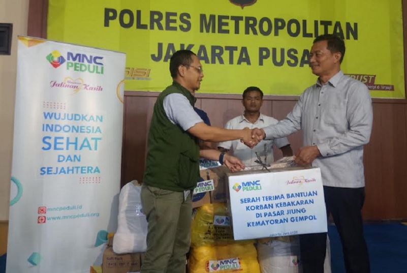 MNC Peduli Salurkan Bantuan untuk Warga Terdampak Kebakaran di Kemayoran