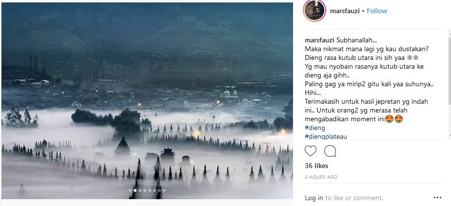 Serunya Wisata ke Dieng Lihat Fenomena Salju seperti di ...