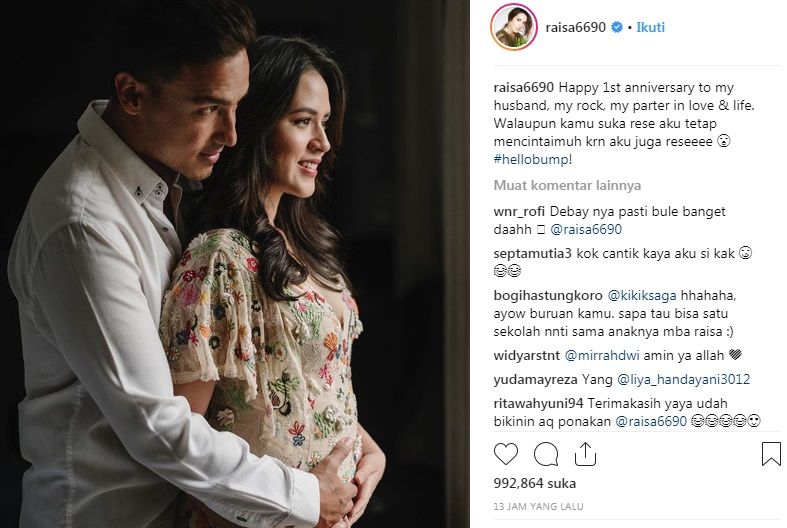 Selamat Ulang Tahun Pernikahan Raisa Dan Hamish Daud