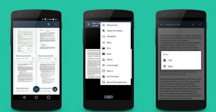 Ubah Smartphone Android Jadi Scanner Portable Dengan Aplikasi Ini