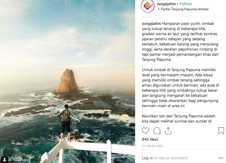 Wisata Jember, Pantai Papuma Miliki Gugusan Karang Raksasa