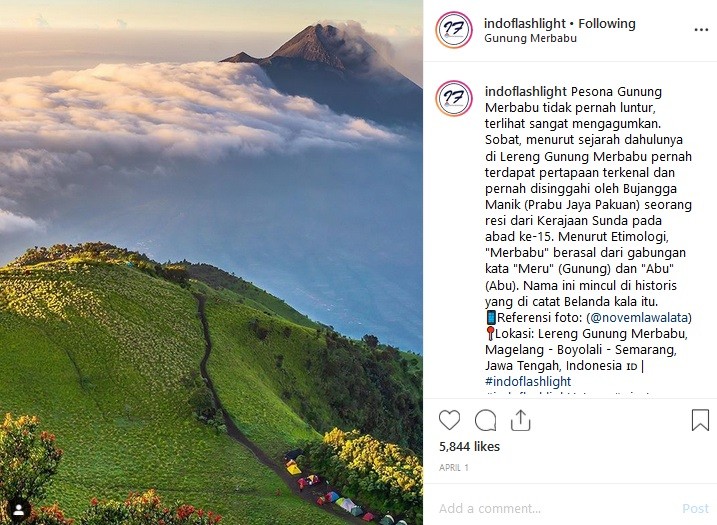 Spot Terindah Di Merbabu Mendaki Lewat Jalur Selo Bisa Lihat Merapi