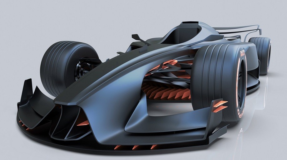 Begini Desain Konsep Mobil Balap F1 di Masa Depan