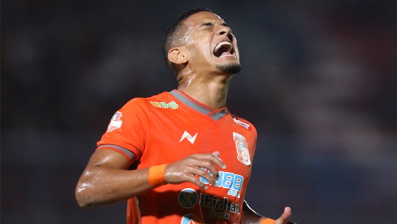 Renan Silva saat berseragam Borneo FC di Liga 1 2019 (Foto: Twitter @pusamaniaborneo)