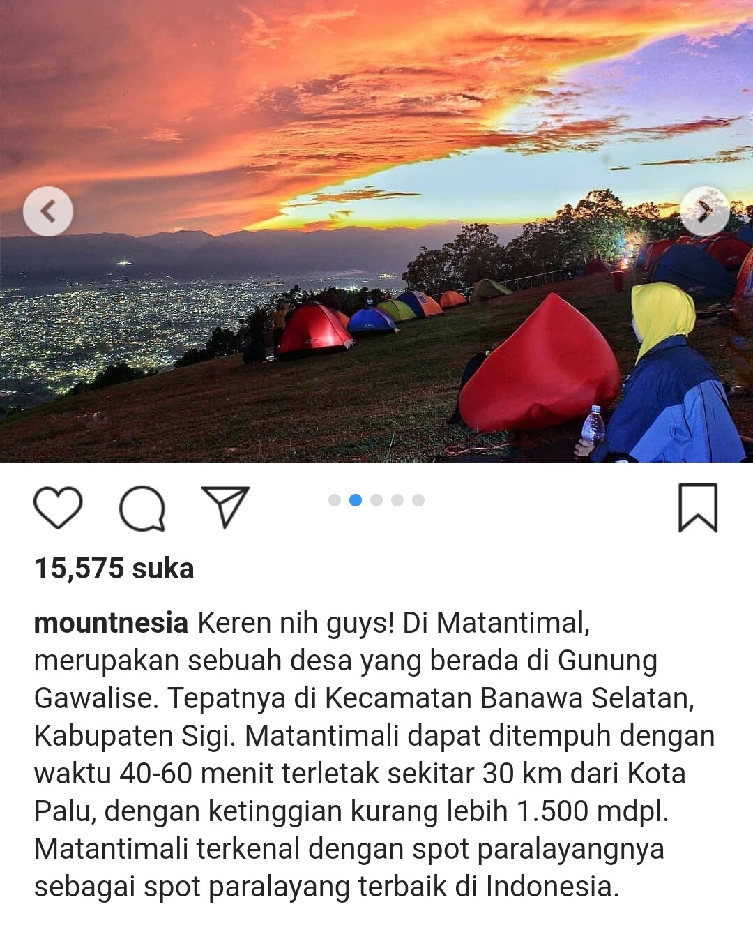 Mengintip Keindahan Desa Matantimali Palu, Sembunyi di Pegunungan Gawalise