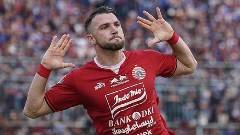 Marko Simic Penyerang Persija Jakarta Marko Simic menjadi tumpuan ketika timnya menghadapi Persipura Jayapura pada pekan ke-29 Liga 1 2019 di Stadion Gelora Bung Karno, Kamis (28/11/2019). (Foto: Instagram@persijajkt)