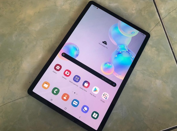 Galaxy Tab S6 Tampak depan Galaxy Tab S6