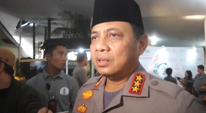 Deputy Chief of Police Komjen Pol Gatot Eddy Pramono delivers a press release at Central Java Police Headquarters on Thursday (8/27/2020).  (Photo: courtesy)