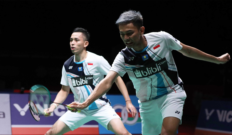 Fajar Alfian/Muhammad Rian Ardianto - 1 Ganda putra Indonesia, Fajar Alfian/Muhammad Rian Ardianto (Foto: PBSI)