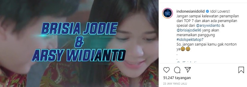 Top 7 Indonesian Idol Digelar Malam Ini, Brisia Jodie dan  