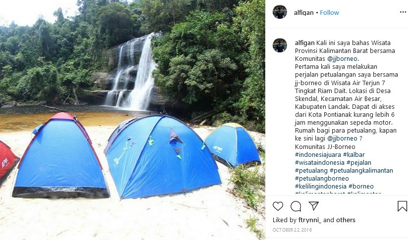 Air Terjun Riam Dait Tersembunyi di Pontianak, Terlihat Indah Miliki 7