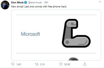 Musk Tweet Elon Musk yang Menyindir WhatsApp (Foto: Twitter)