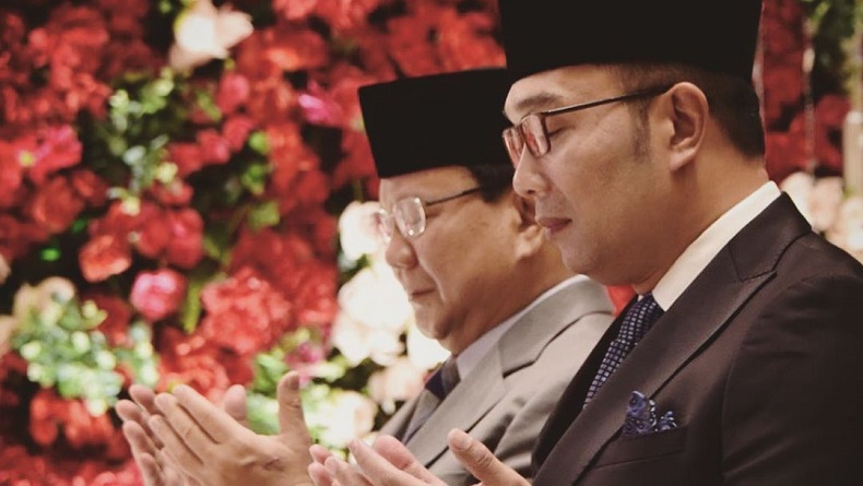 Prabowo dan Ridwan Kamil Jadi Saksi Pernikahan Putri Ketua DPRD Jabar