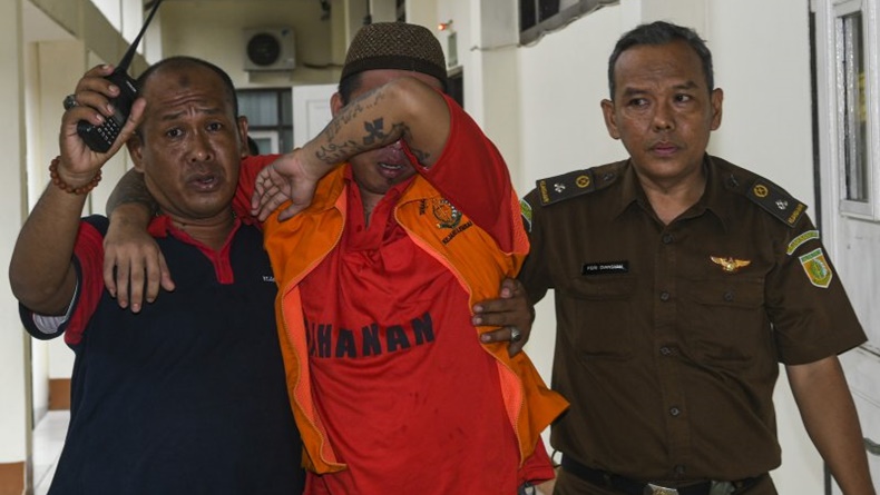 Pengedar 20kg sabu di Palembang Michael Kosasih Pengedar 20kg sabu di Palembang Michael Kosasih, divonis mati oleh PN Palembang (Antara/Nova Wahyudi)