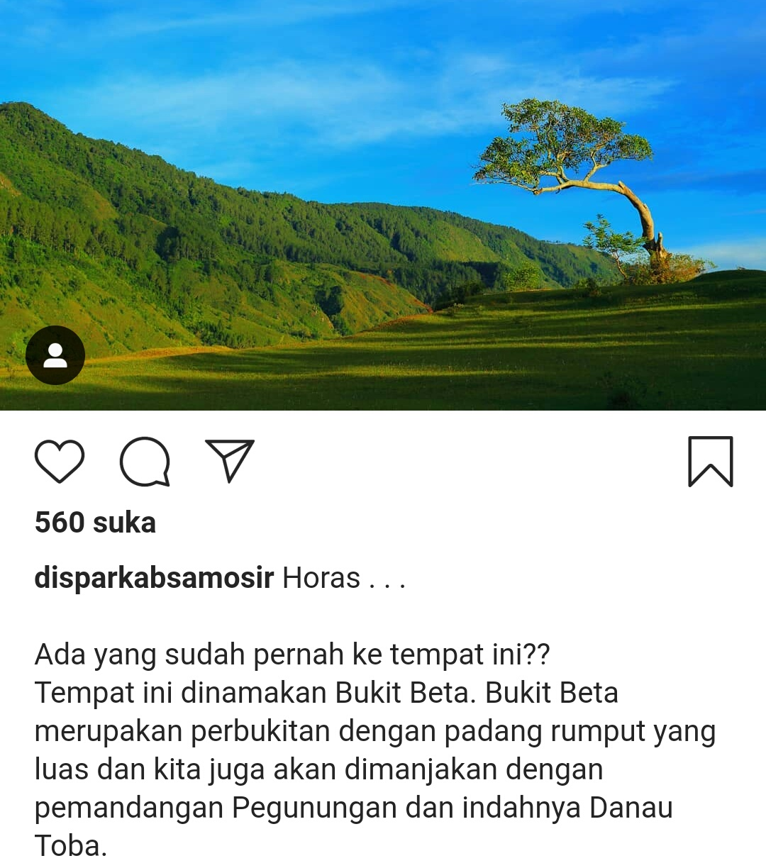 Bukit Eksotis Ini Jadi Spot Terbaik Menikmati Danau Toba Di Samosir