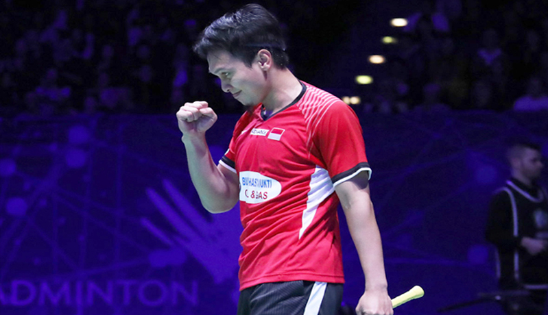 Mohammad Ahsan pernah dibuat kesal oleh ganda putra Jepang, Takeshi Kamura/Keigo Sonoda (Foto: PBSI)