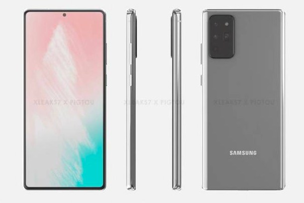 Galaxy render Galaxy Note 20 (Foto: Ist)