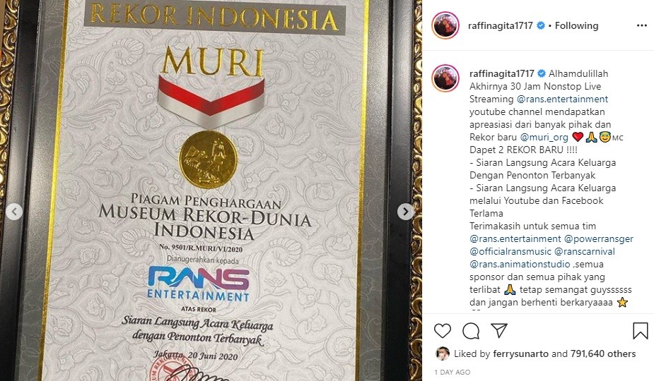 Raffi Ahmad1 IG