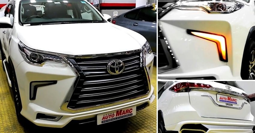 Modified Toypta Fortuner Lexus LX570
