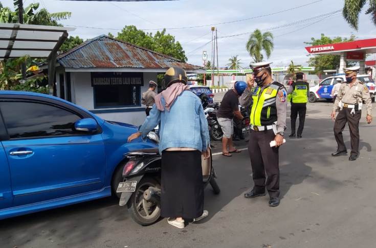 Operasi Patuh 2020 Satlantas Kota Bitung 1 Operasi Patuh 2020 Satlantas Kota Bitung (Foto : iNews.id/Arther)