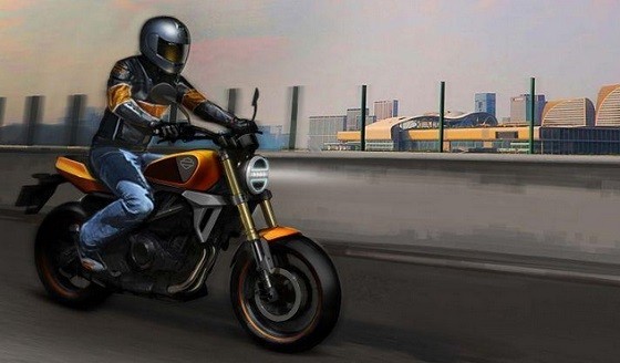 07 Moge HD Harley-Davidson HD350. (Foto: Visordown)