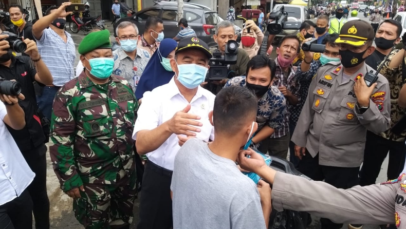 Menko PMK Menteri Koordinator Bidang Pembangunan Manusia dan Kebudayaan Muhadjir Effendy (Stepanus Purba/iNews)
