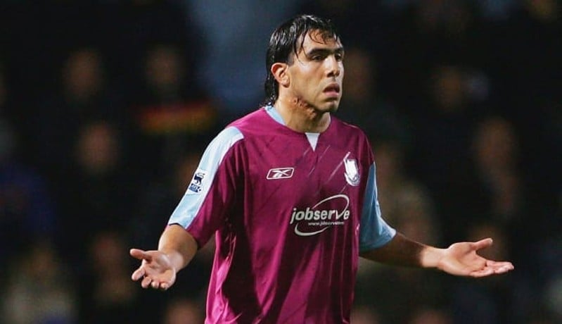 Striker West Ham, Carlos Tevez (Foto: The Straits Times)