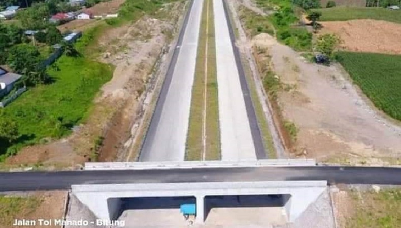 Jalan Tol Manado-Bitung. (Foto: Kementerian PUPR)2 Jalan Tol Manado-Bitung. (Foto: Kementerian PUPR)