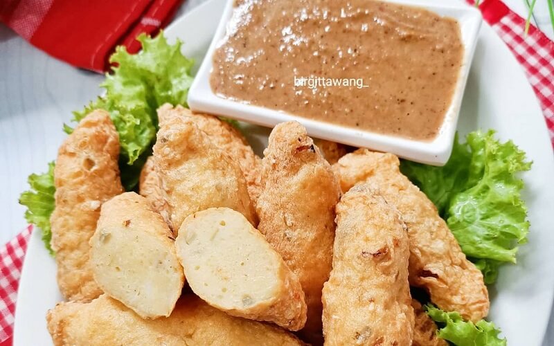 Cara Membuat Otak Otak Ikan Saus Kacang (Foto: Instagram IG@birgittawang_)