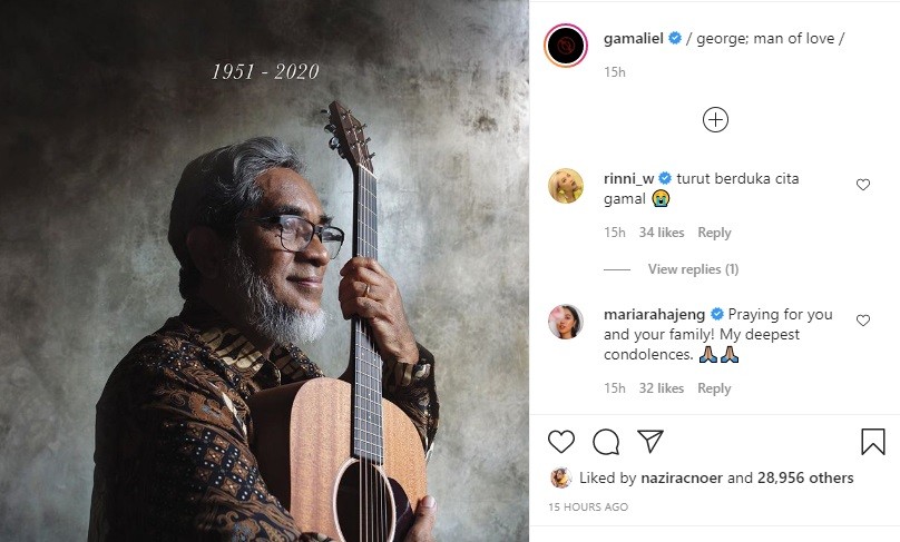 Ayah Gamaliel Meninggal