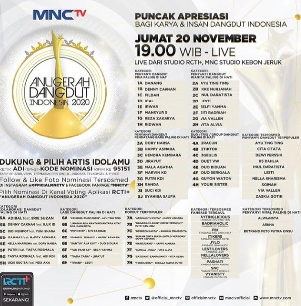 ADI 2020 Nominasi