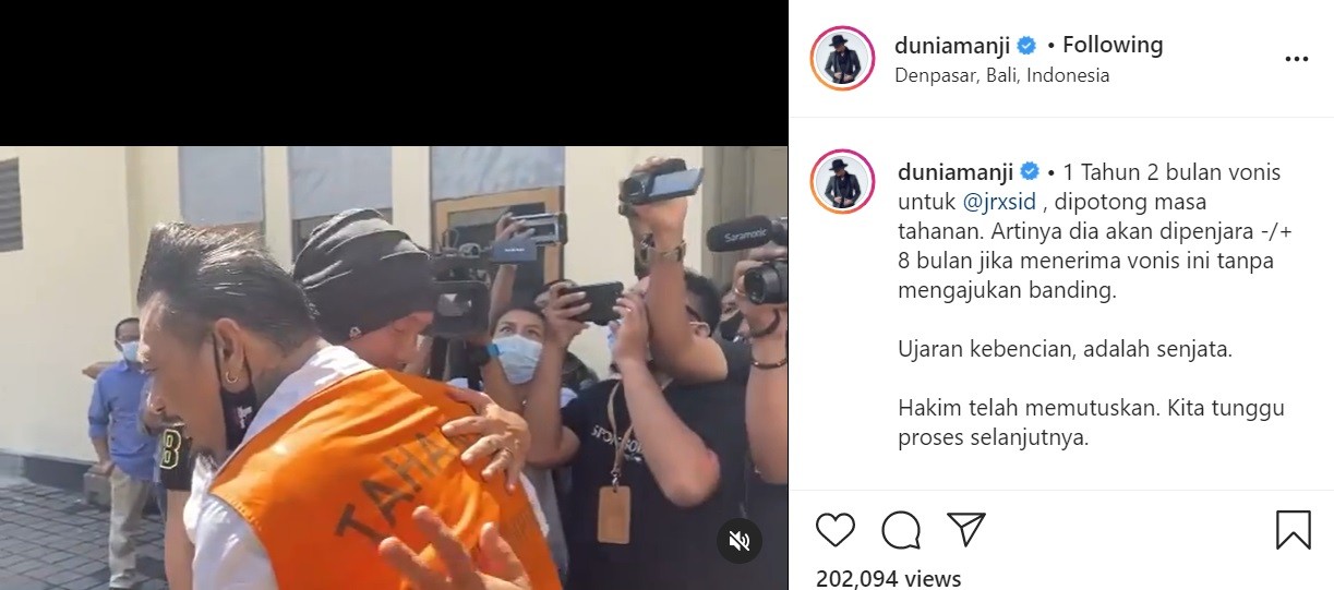 Anji Jerinx Pelukan