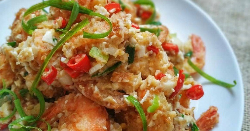 5 Resep Udang Telur Asin Terenak, Salah Satunya Dimasak Pakai Susu Bikin Ketagihan