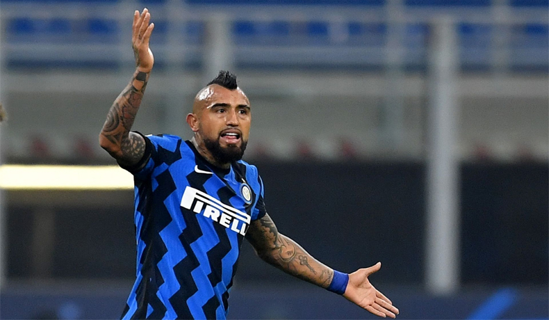 Arturo Vidal Gelandang Inter Milan, Arturo Vidal (Foto: Ace Football)