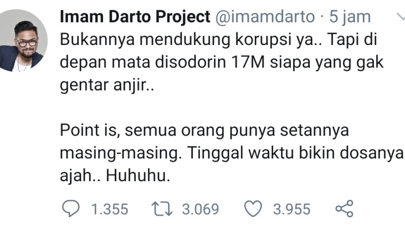 Imam Darto Cuitan Imam Darto (Istimewa)