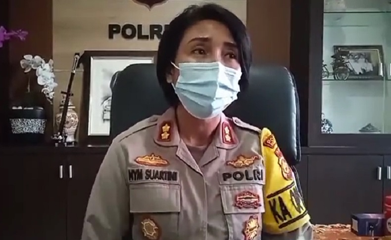 Kapolres Karangasem AKBP AKBP Ni Nyoman Suartini Kapolres Karangasem AKBP AKBP Ni Nyoman Suartini (iNews.id/Yunda Ariesta)