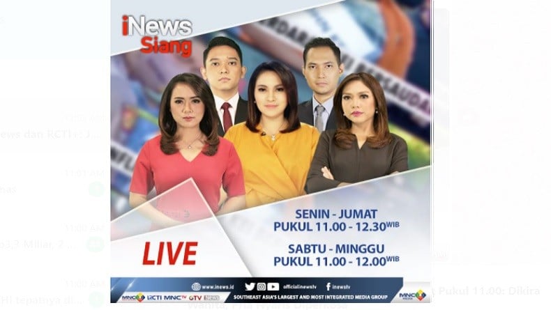 "iNews Siang" Live Di INews Dan RCTI+ Minggu Pukul 11.00: Ruam Kulit ...