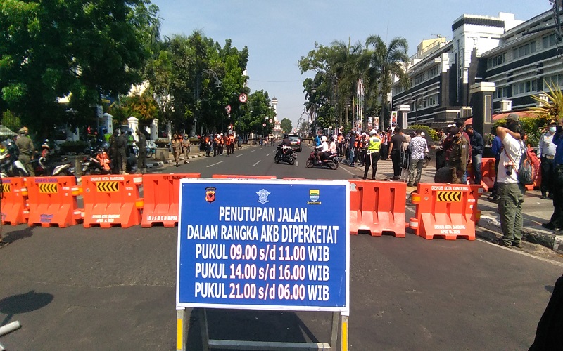 Malam Takbiran, Sejumlah Ruas Jalan di Kota Bandung Ditutup
