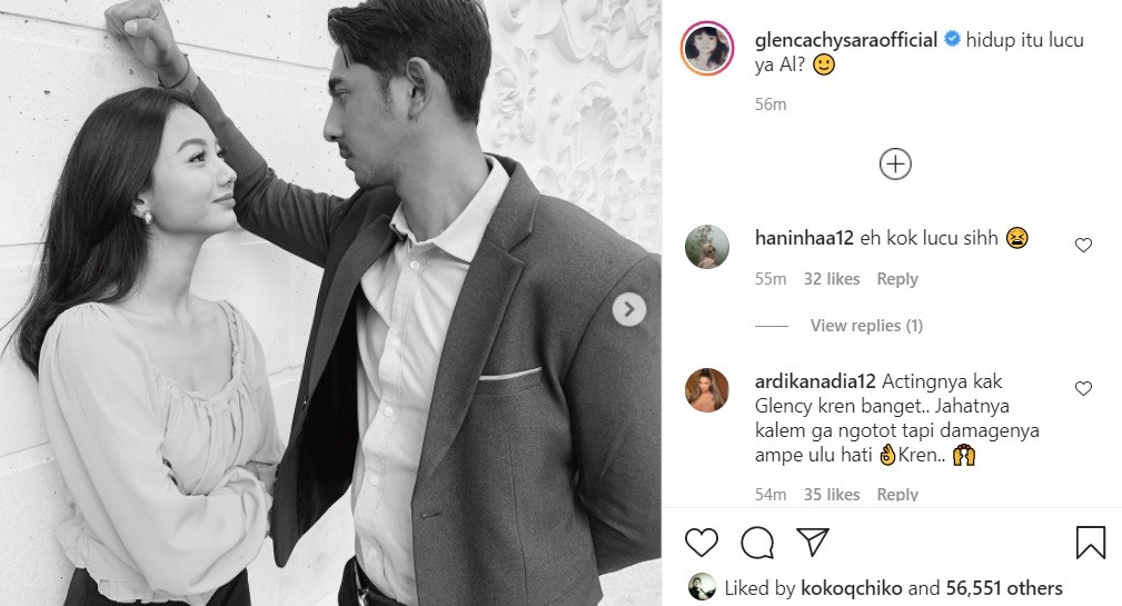 Arya Saloka Dan Glenca Chysara