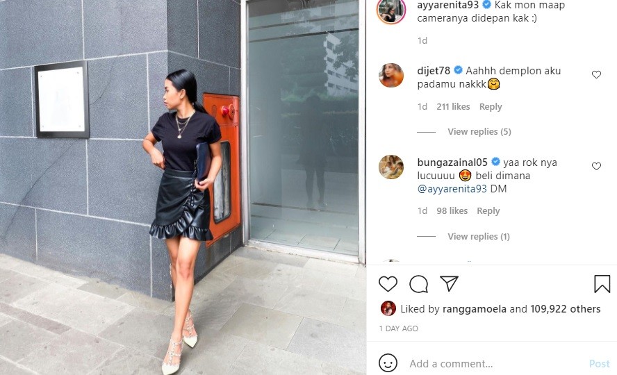 Ayya Renita Pemeran Kiki Tampil Seksi dengan Rok Mini, Bunga Zainal